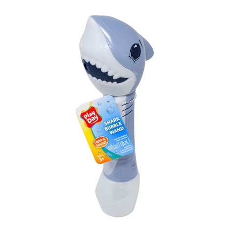 Free 2-day shipping. Buy Play Day Bubble Wand Shark with Lights, Sounds ...