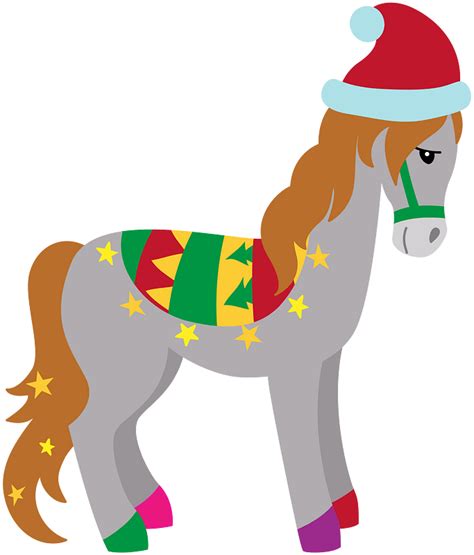 Christmas Horse Images - Free Download on Clipart Library - Clip Art ...