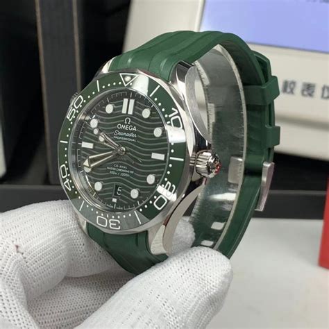 OR Factory Replica Omega Seamaster 300m Green Ceramic Watch – Susan ...