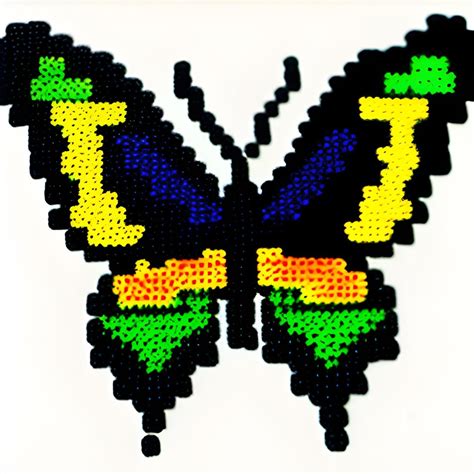 11 Butterfly Perler Beads Patterns Free - DIY Crafts