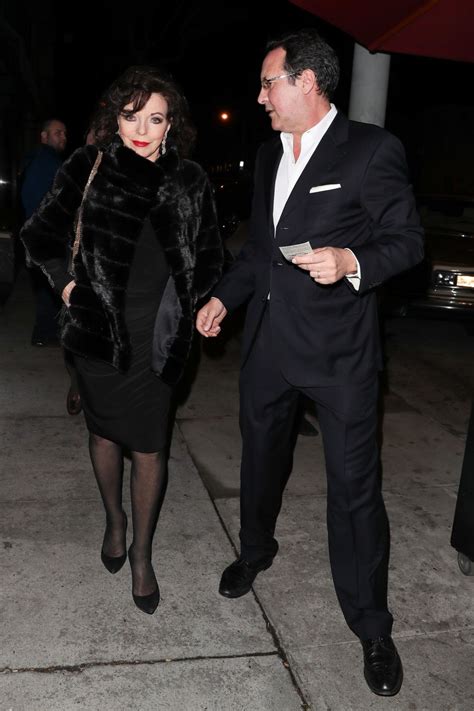 Joan Collins and Percy Gibson at Craig's in West Hollywood