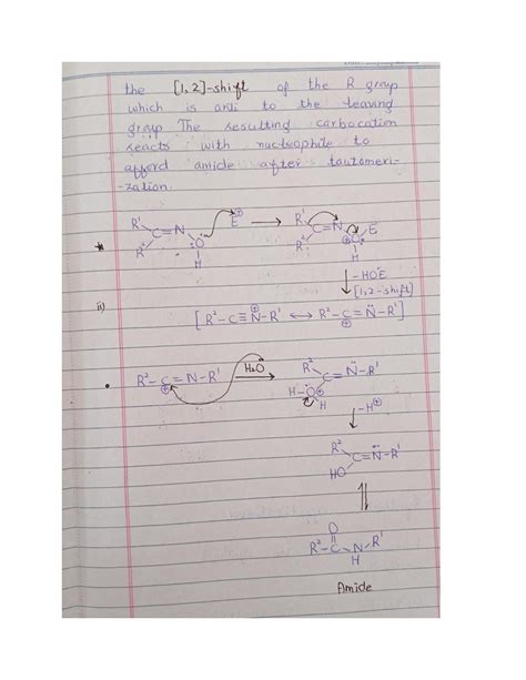 SOLUTION: Beckmann rearrangement mechanism and applications converted ...