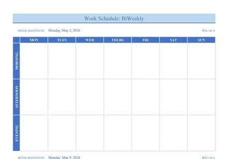 10 weekly calendar templates free printable word pdf formats - calendar ...