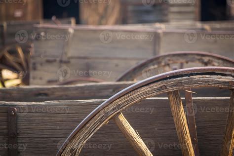 Abstract of Vintage Antique Wood Wagon Parts. 16444220 Stock Photo at ...