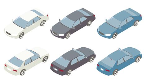 Isometric Cars Illustration Stock Illustration - Download Image Now ...