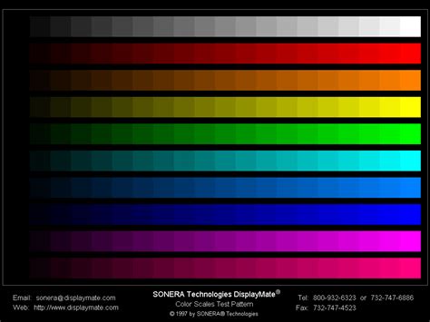 Monitor Color Test Images | The Fox Feed