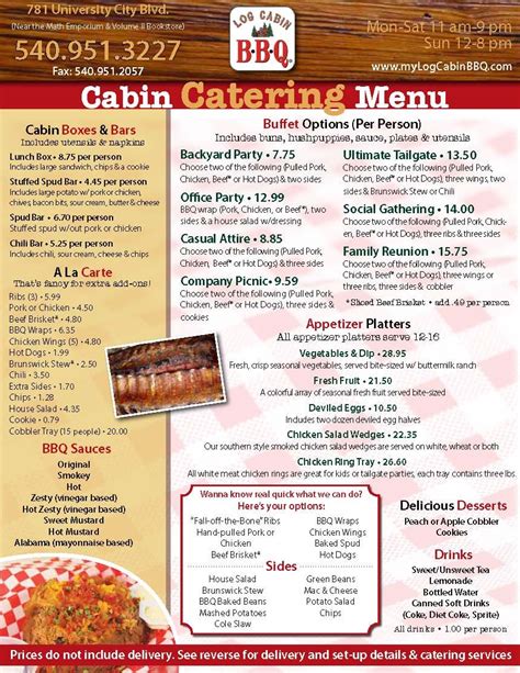 The Log Cabin Restaurant Menu Ideas - Logo collection for you