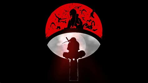 Itachi Anbu X Akatsuki Uchiha Logo Live Wallpaper - MoeWalls