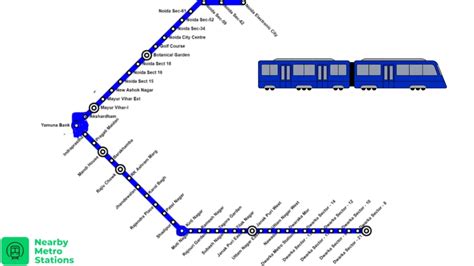 Delhi Metro Blue Line (Line 3) - Route, Map, Timings - 2024