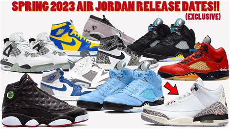 2023 Spring Jordan Release Dates (Jan-March)