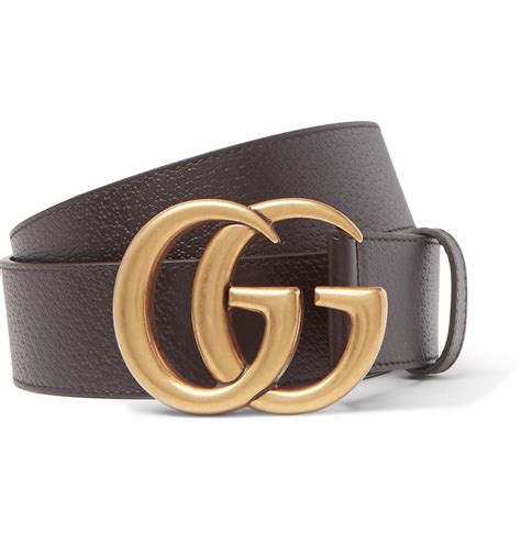 Lyst - Gucci - 4cm Brown Full-grain Leather Belt - Dark Brown in Brown ...