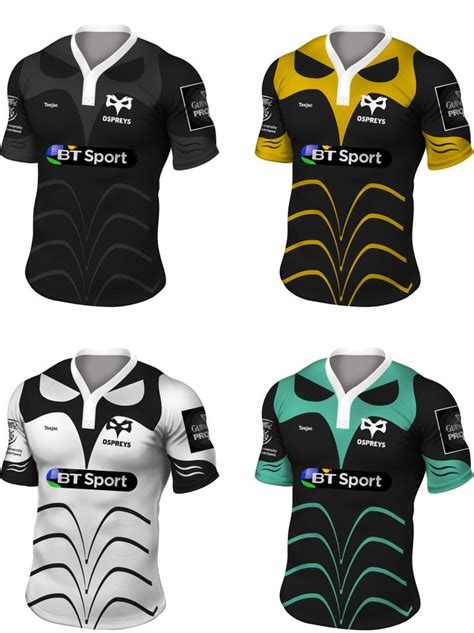 Ospreys Rugby Shirt Concept Range