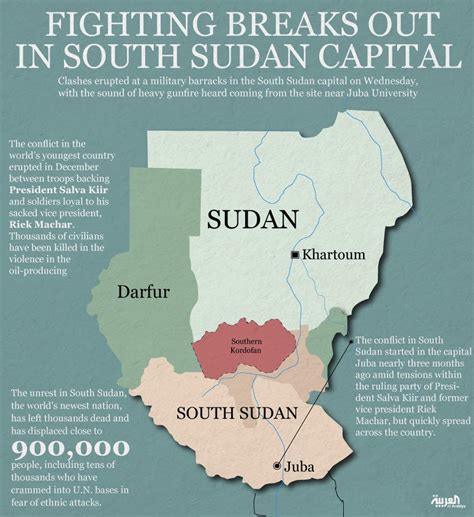 Fighting breaks out in South Sudan capital | Al Arabiya English