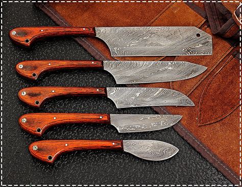 Professional Kitchen Chef Knife Set with 5 Pocket Case Best Offer Reviews