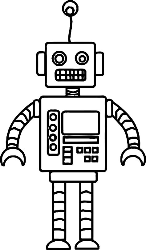 Printable Robot Worksheet