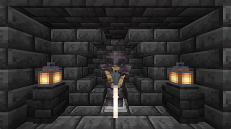 Armor stand gripping a sword with the new 1.17 candles! : r/Minecraft