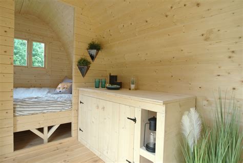 Side-entry-Camping-Pod by Forest Log Cabins