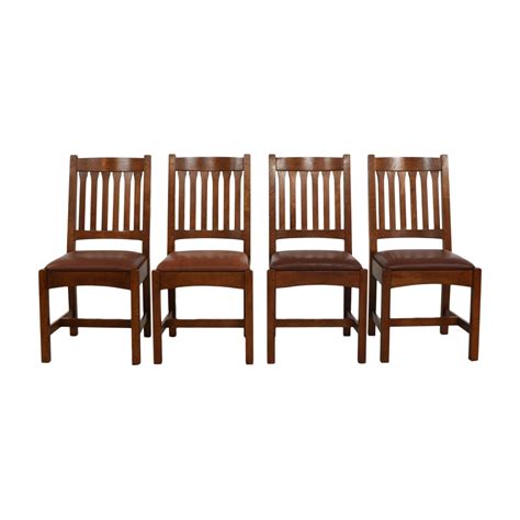 Stickley Furniture Cottage Side Chairs | 56% Off | Kaiyo