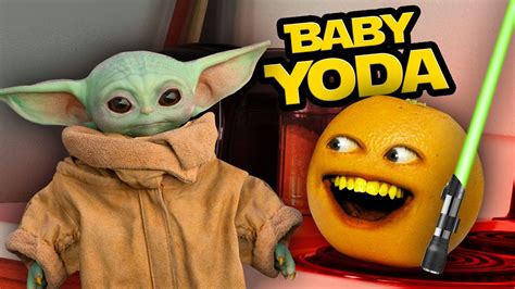 Annoying Orange - Baby Yoda Visits the Kitchen! - YouTube