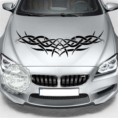 Tribal Car Bonnet Stickers Custom Vinyl Graphic Decals