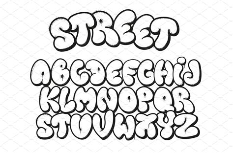 Bubble graffiti font. Inflated | โลโก้ตัวอักษร, อักษรกราฟฟิติ, การเขียน