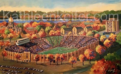 Original Notre Dame Stadium LE 100 19x30 — Kathleen Keifer ...