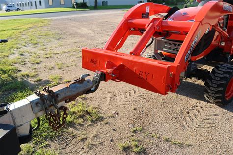 Kubota BX Attachments - Quick Attach Mounted Receiver Hitch Plate - Ai2