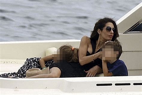 George Clooney, Wife, Amal, & Their Twins Enjoy Boat Ride: Photos ...