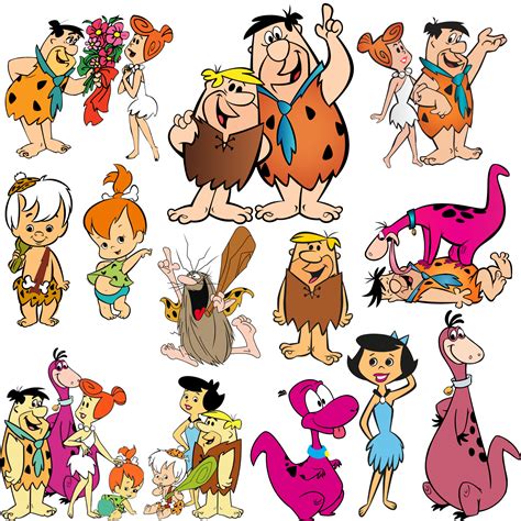 The Flintstones Png, Flintstones Clipart Set, Cartoon Png Bundle ...