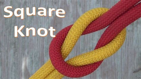 How to Tie the Square Knot - YouTube