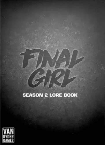 Final Girl Board Game: Lore Book Series 2