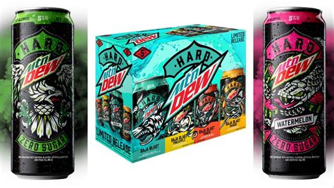 Hard MTN Dew Baja Blast Variety Pack Features 3 New Flavors - Nerdist