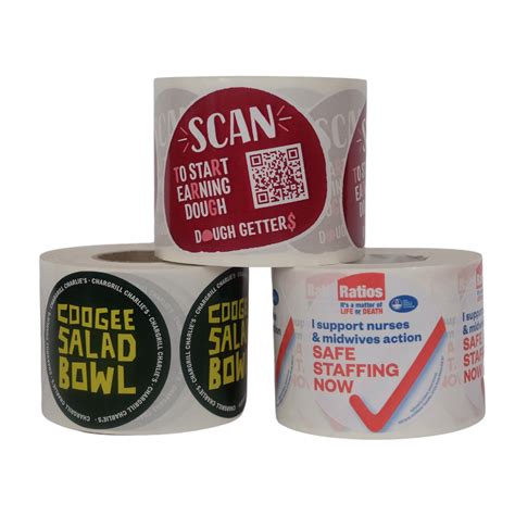 Custom printed Pressure Sensitive Labels – Foxcil