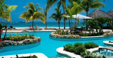 The Pools at Sandals Negril - Anniversary Plans Romantic Vacations ...