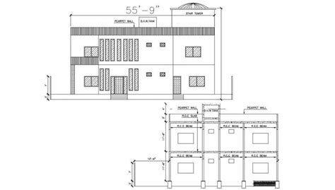 parapet wall design in autocad - drawingsofbaseballplayers