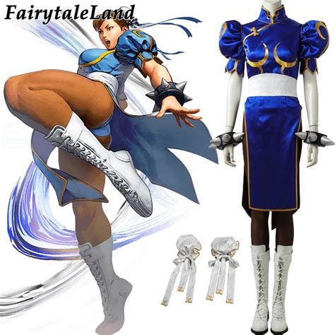 Aliexpress.com : Buy Street Fighter 5 Chun Li Cosplay Costume Carnival ...