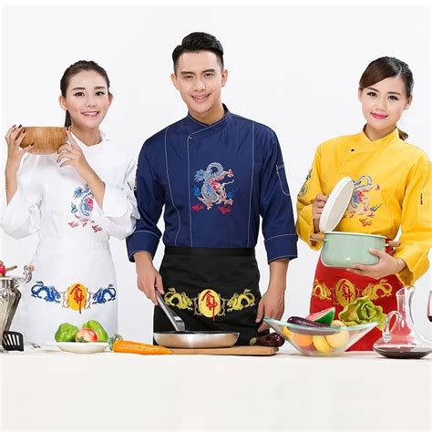 New Arrival Lady Chef Uniform Restaurant Kitchen Female Chef Jacket ...