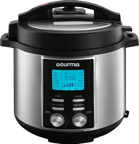 Best Buy: Gourmia 6qt Digital Pressure Cooker Stainless Steel GPC655