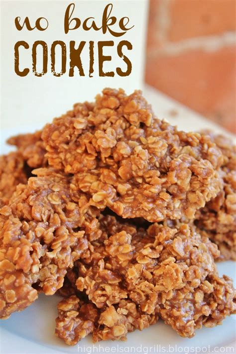 No Bake Cookies {AKA Poop Cookies} - High Heels and Grills