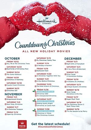 Countdown to Christmas on Hallmark Channel USA begins TONIGHT October ...