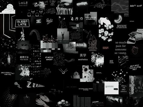 Black Aesthetic Tumblr Laptop Wallpapers - Top Free Black Aesthetic ...