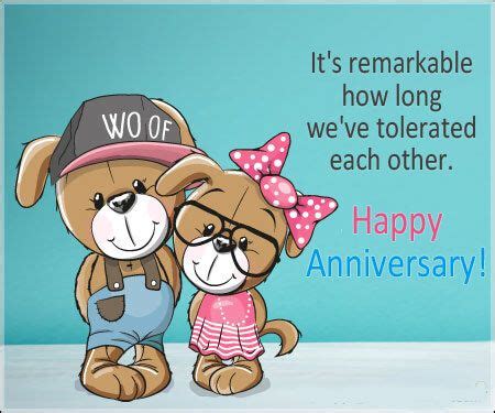 Happy Anniversary Funny Wishes And Quotes | Anniversary quotes funny ...