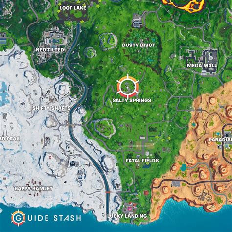 Where to Find Fortbyte 72 in Salty Springs in Fortnite - Guide Stash