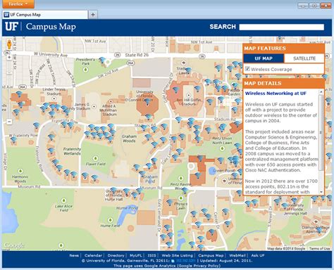 University Of Florida Campus Map – Map Of The Usa With State Names