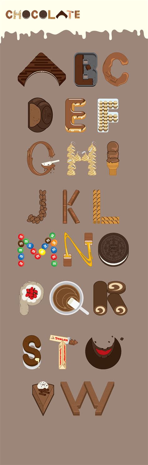 Chocolate Font on Behance