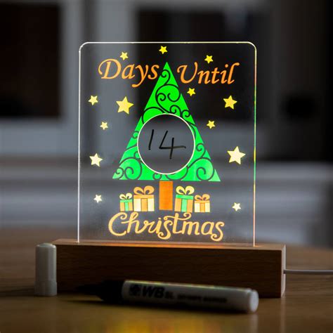 Christmas Tree Countdown Light Decoration By Mirrorin