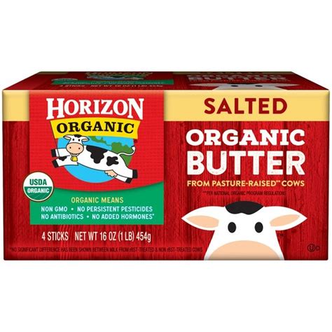 Horizon Organic Salted Organic Butter (16 oz) from ShopRite - Instacart