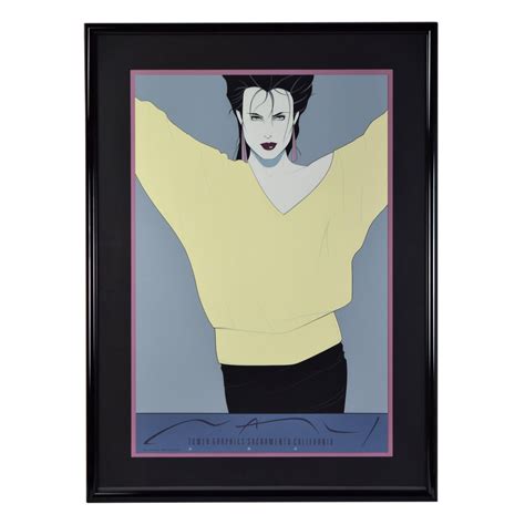 1980s Patrick Nagel "Commemorative #8" Serigraph Print | Chairish