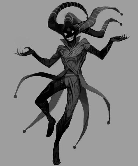 The Black Jester | Concept art characters, Character design inspiration ...