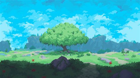 Mondstadt theme background in 4K. : r/PixelArt